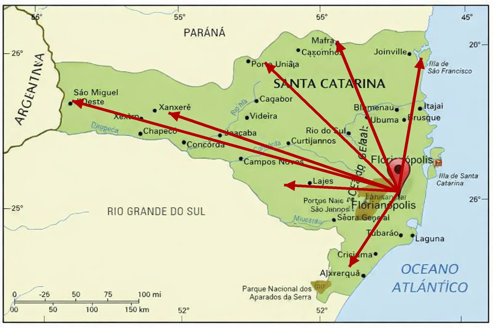 Expansão dos negócios da família Bittencourt em Santa Catarina