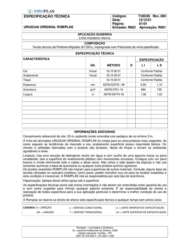 Ficha técnica