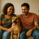 Sofá com revestimento de courvin moveleiro resistente a pelos e arranhões de pet